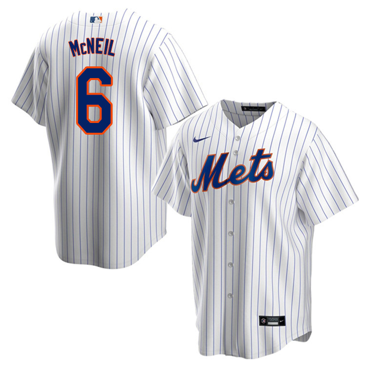 Nike Men #6 Jeff McNeil New York Mets Baseball Jerseys Sale-White